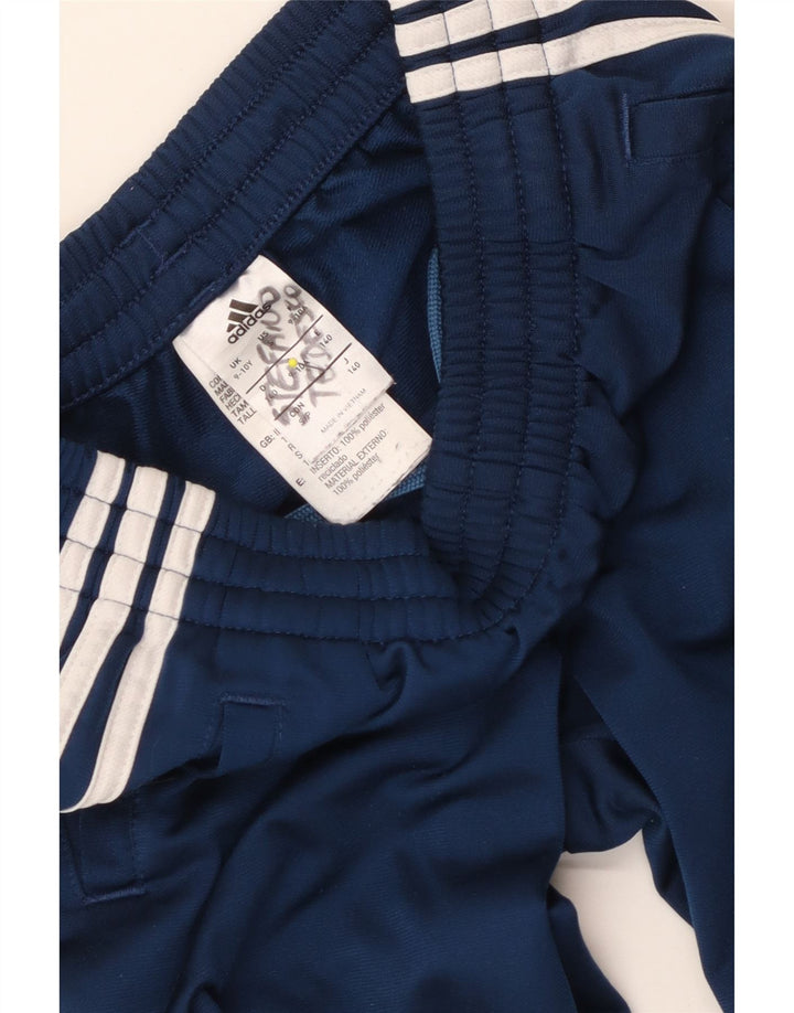 Pantaloni da tuta da ragazzo Adidas Joggers 9-10 anni in poliestere blu navy