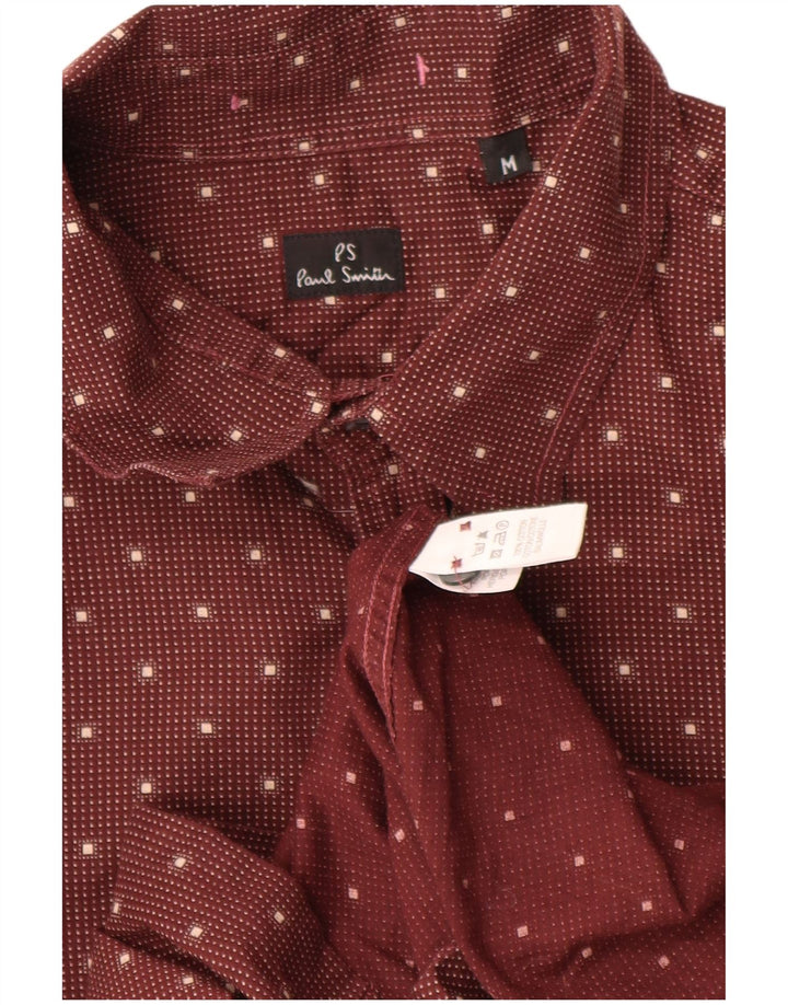 Camicia da uomo PAUL SMITH rosso medio maculato