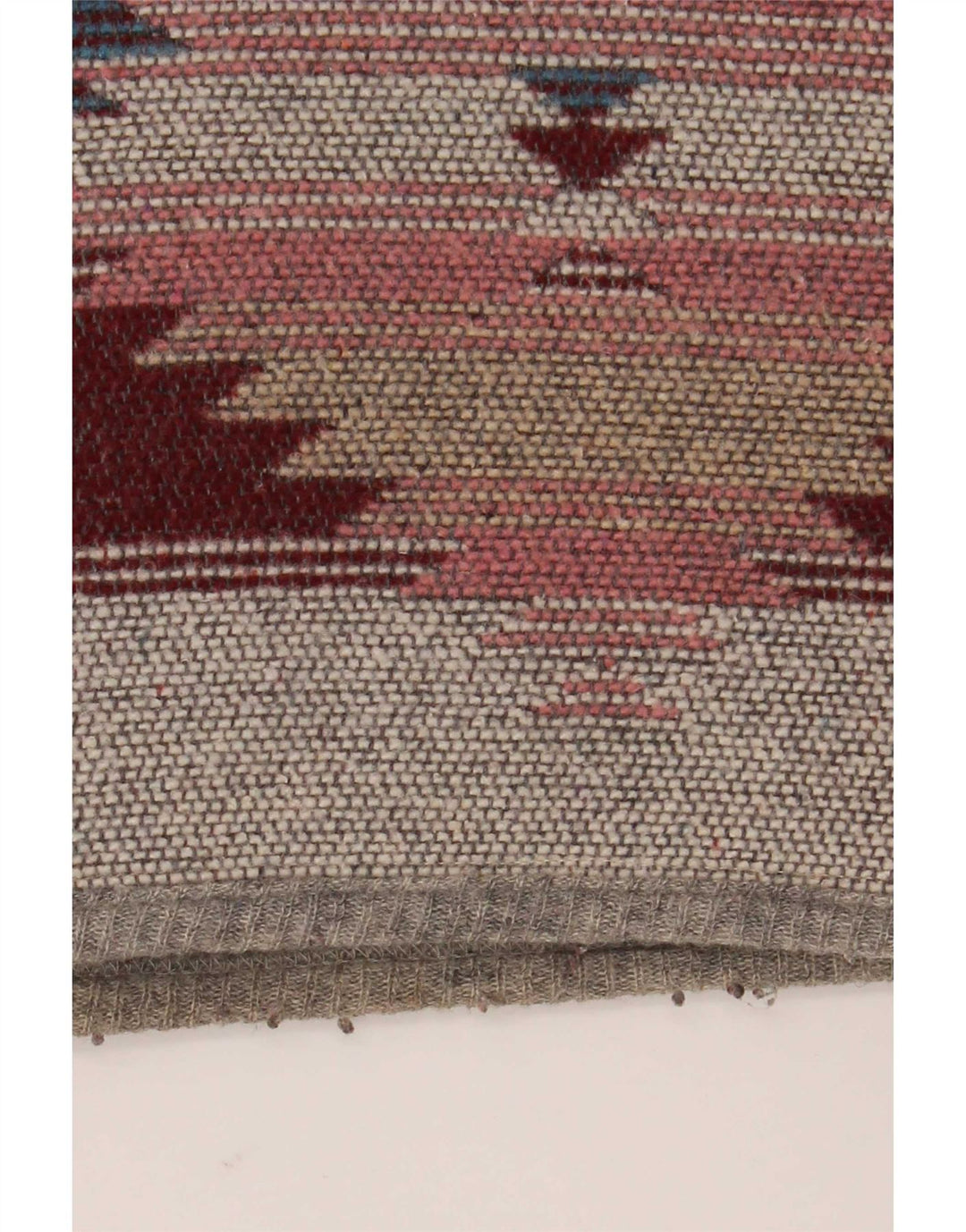 Gilet vintage da uomo grande multicolore Fair Isle azteco