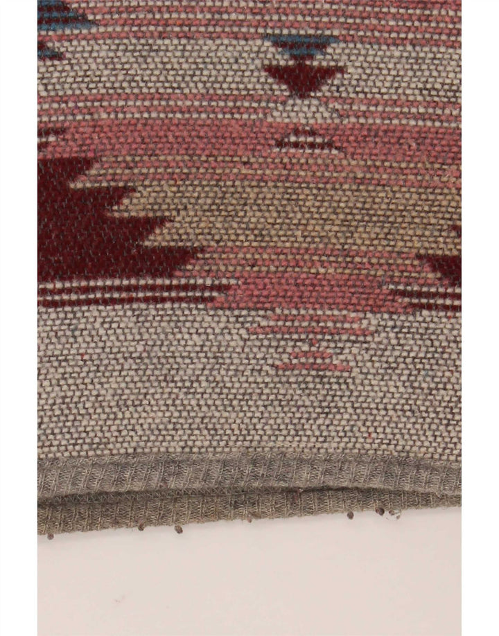 Gilet vintage da uomo grande multicolore Fair Isle azteco