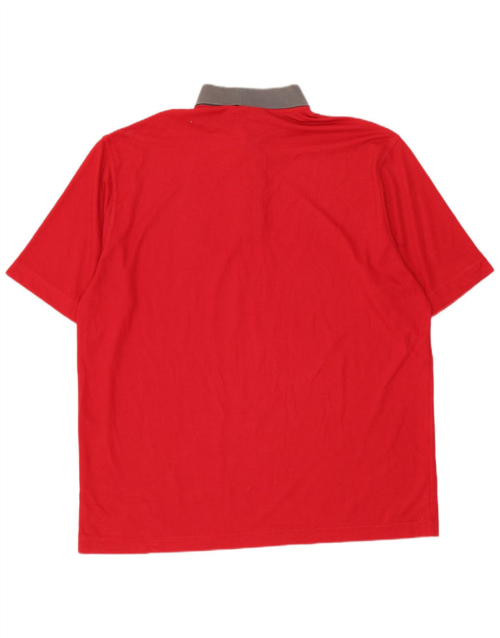 Polo da uomo AUSTRALIAN L'ALPINA IT 56 XL Rosso Colourblock