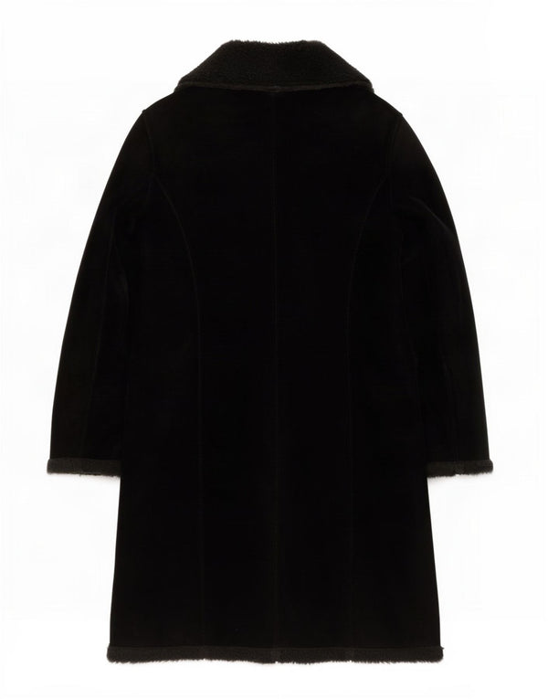 Soprabito Sherpa da donna Sisley UK 10 piccolo poliestere nero