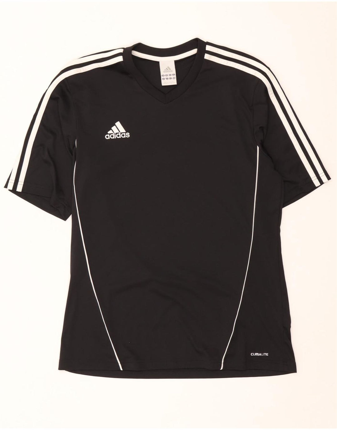 T-shirt Adidas Climalite da uomo, media, in poliestere nero