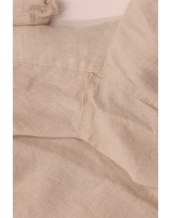 Pantaloni corti a gamba larga da donna Marks & Spencer W40 L26 Beige