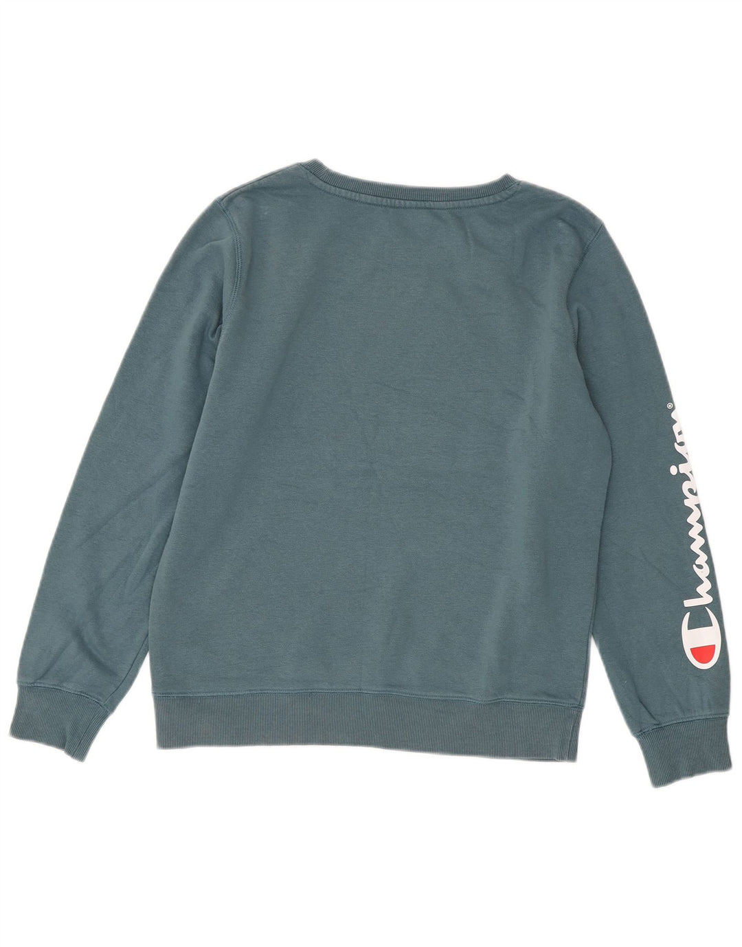 Felpa con grafica da donna Champion UK 14 Cotone blu medio