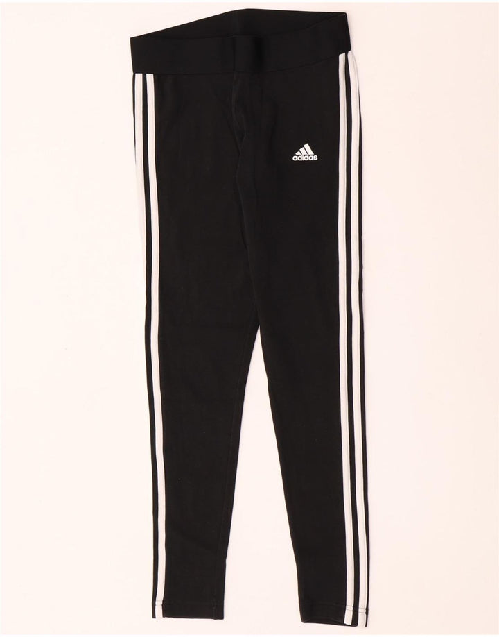 Leggings Adidas da donna UK 8/10 piccolo cotone nero