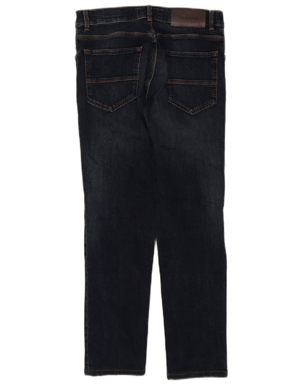 Jeans Skinny Uomo Trussardi W30 L28 Blu Cotone