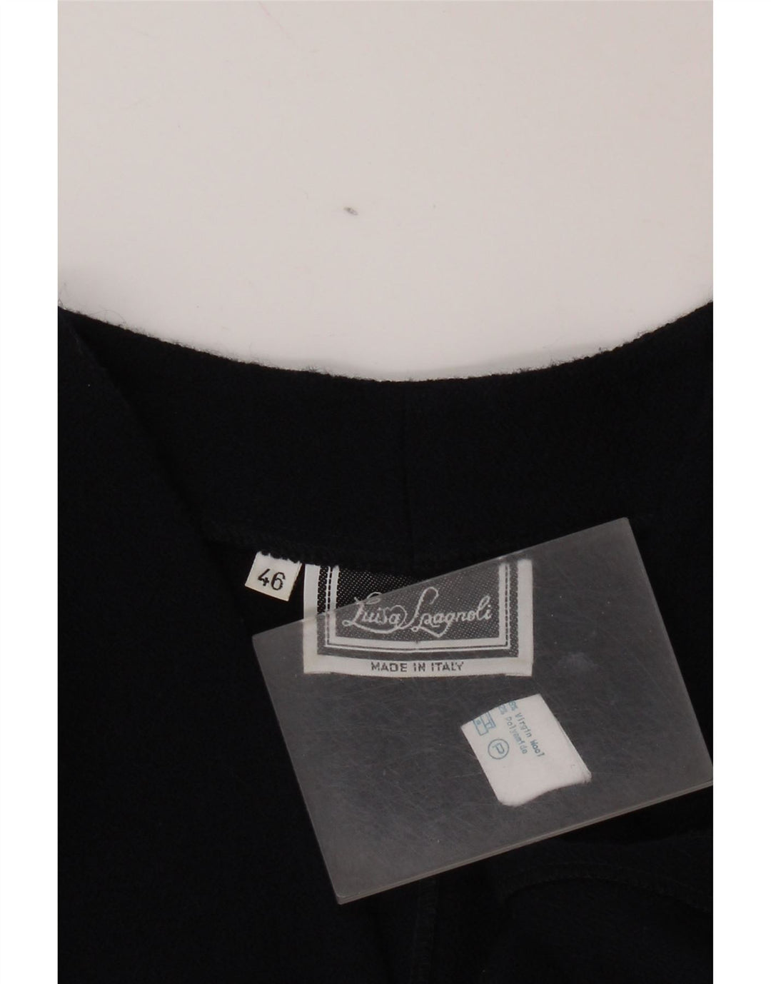 Abito Tubino Manica Lunga Donna Luisa Spagnoli IT 46 Large Blu Navy