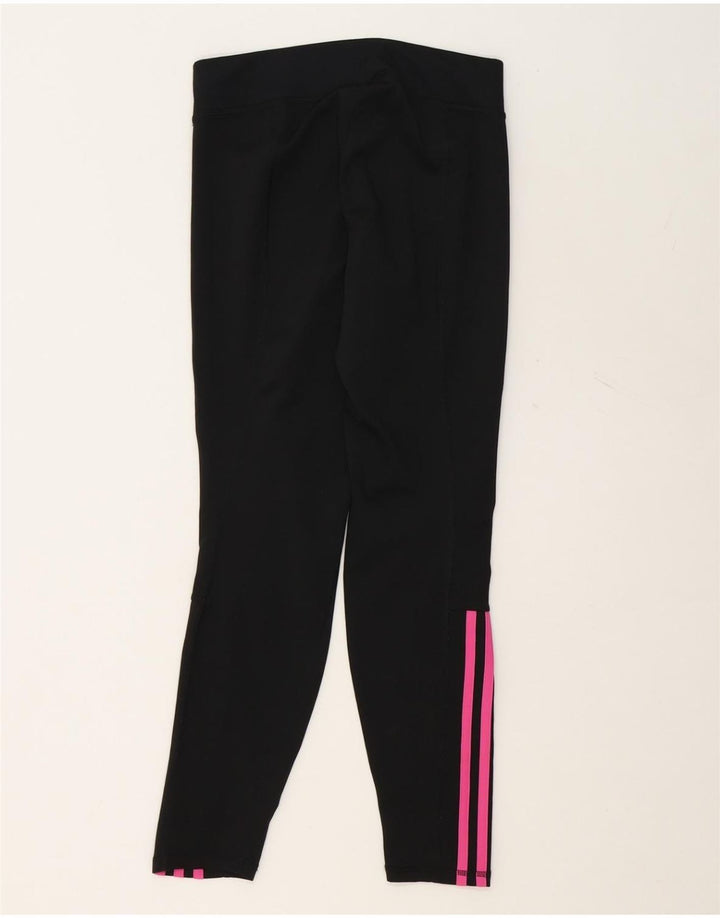 ADIDAS Womens Tracksuit Trousers UK 8/10 Small Black Polyester Vintage Adidas and Second-Hand Adidas from Messina Hembry 