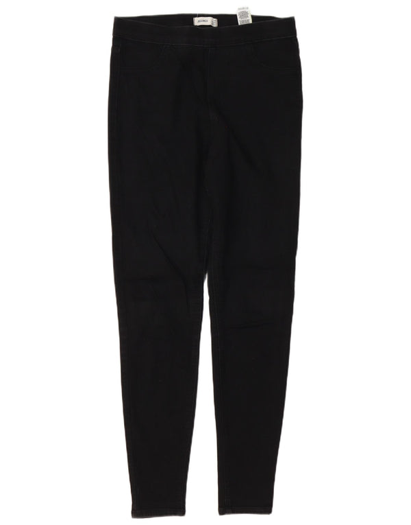 Jeans Jeggings da donna Marks & Spencer UK 10 piccoli W28 L29 cotone nero