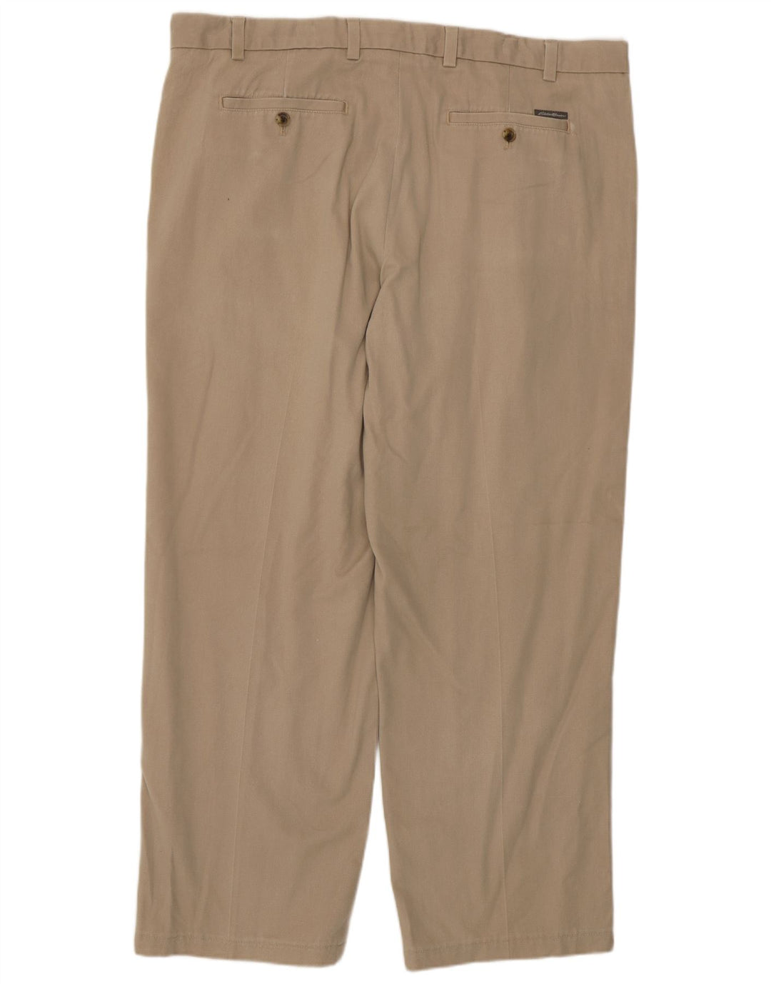 Pantaloni chino dritti da uomo Eddie Bauer W40 L30 Beige