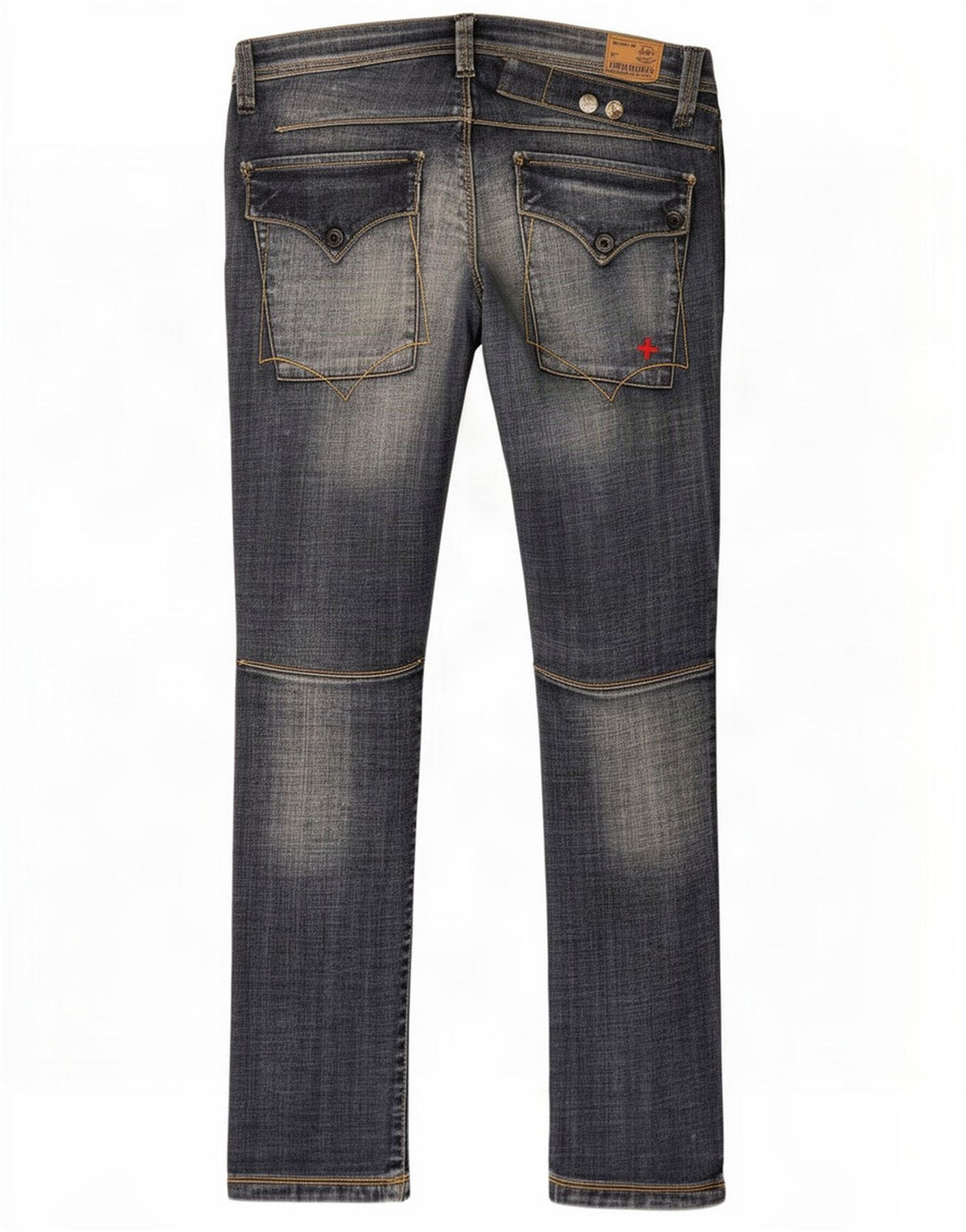 Jeans skinny effetto invecchiato da donna Zu Elements W26 L31 cotone blu