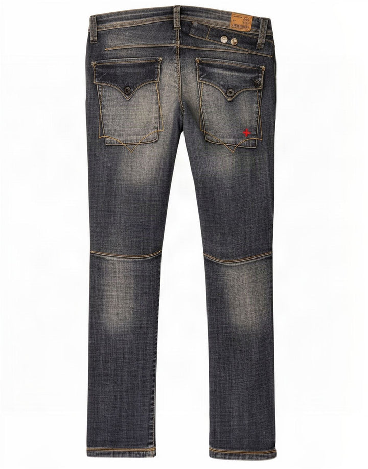 Jeans skinny effetto invecchiato da donna Zu Elements W26 L31 cotone blu