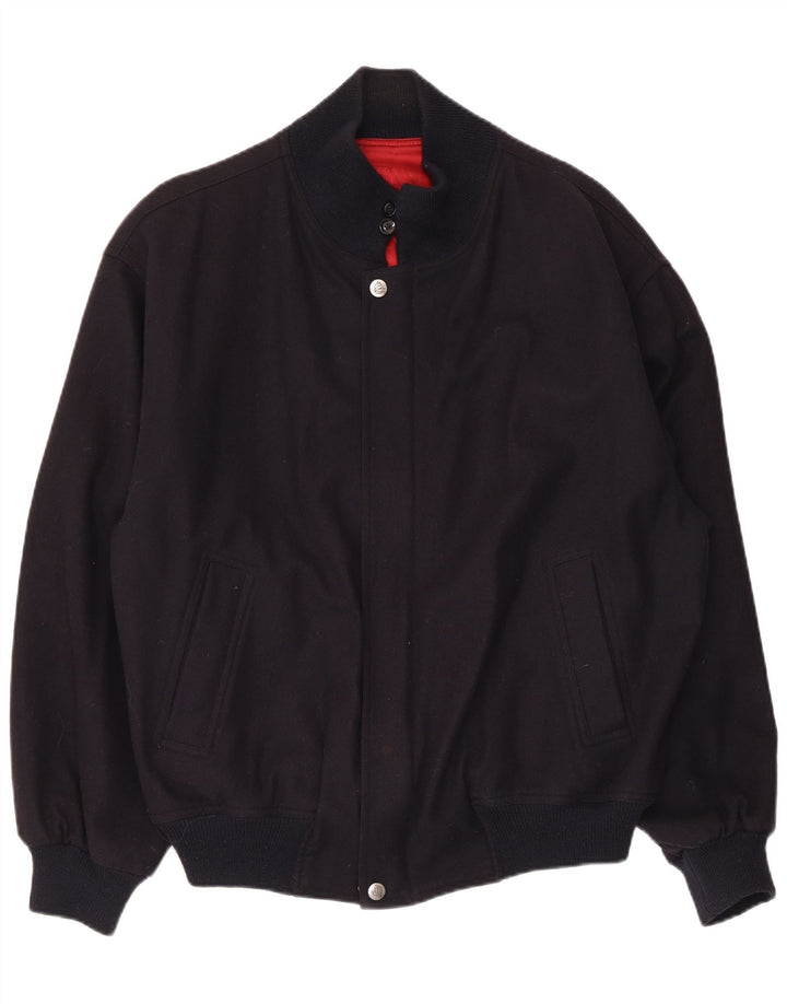 Giubbotto bomber da uomo WHITE SAILS IT 54 2XL Lana blu navy