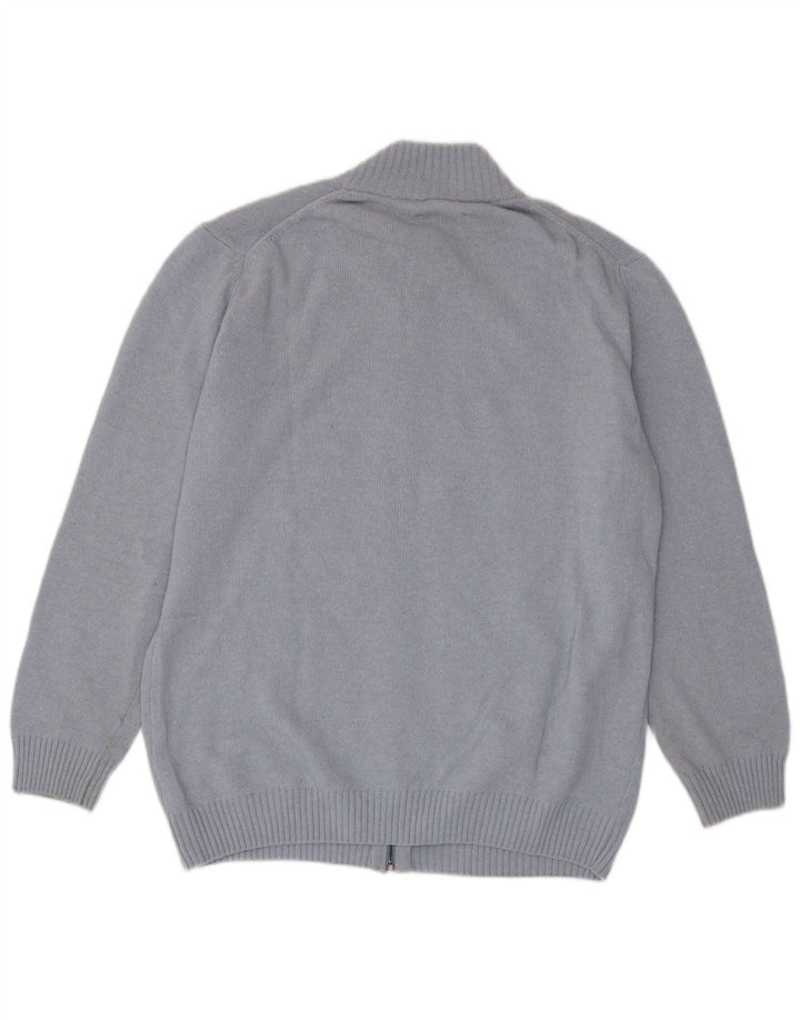 MARLBORO CLASSICS Maglione cardigan da uomo 2XL lana blu