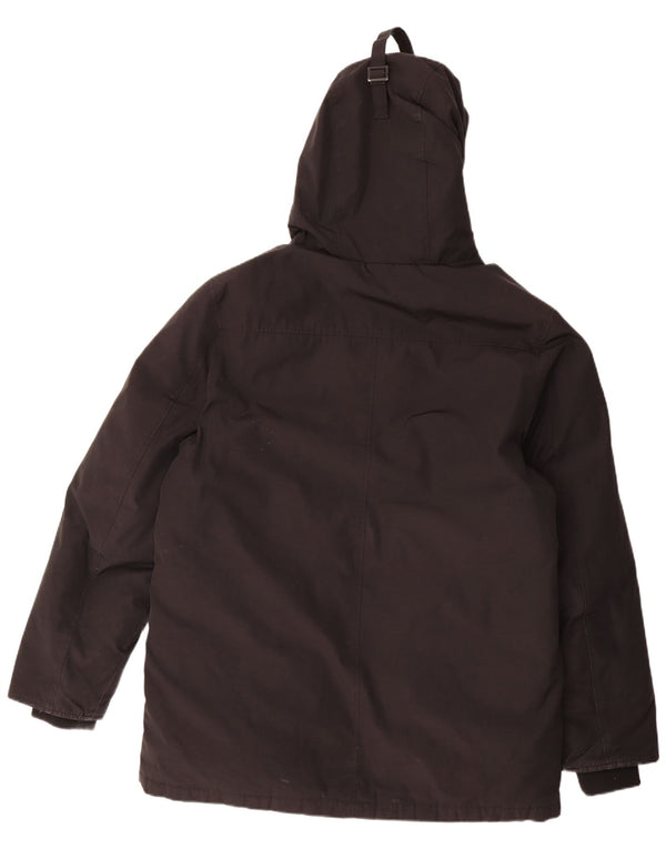 Cappotto imbottito con cappuccio da uomo Superdry UK 44 2XL poliestere nero