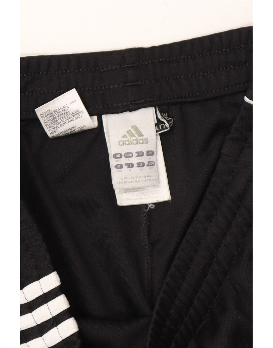 ADIDAS Mens Tracksuit Trousers Medium Black Polyester Vintage Adidas and Second-Hand Adidas from Messina Hembry 