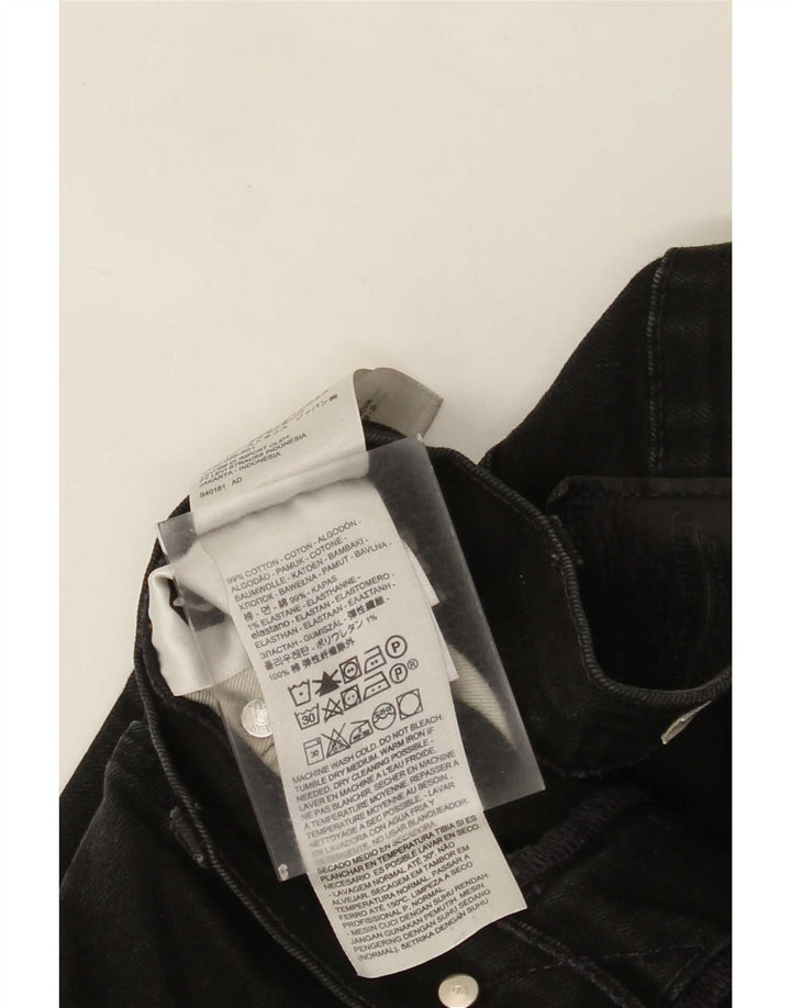 Levi's Uomo 502 Jeans affusolati W32 L32 Cotone Nero