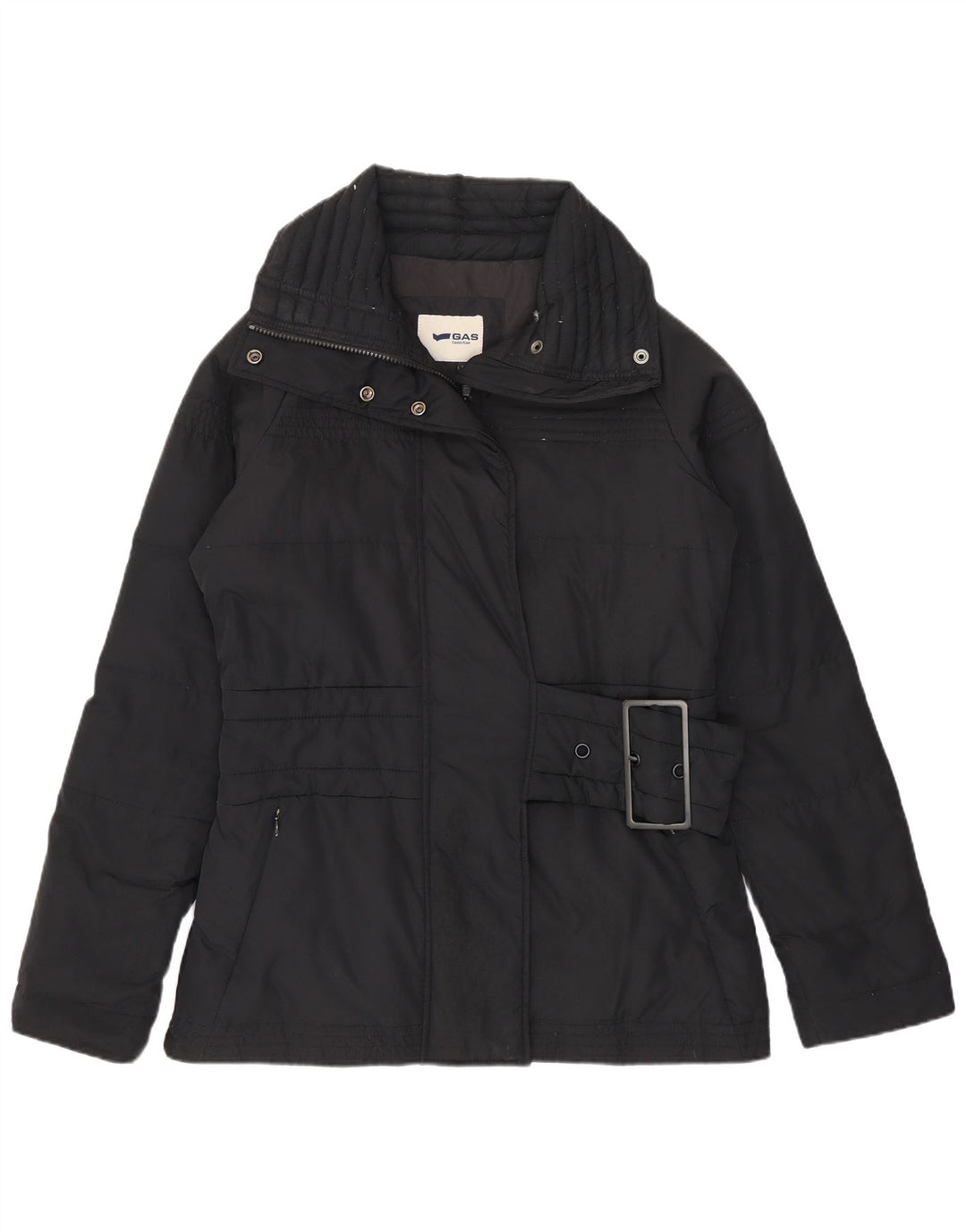 Giacca imbottita da donna Gas UK 10 piccola nera