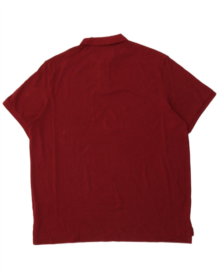 POLO RALPH LAUREN Polo da uomo vestibilità classica 2XL cotone bordeaux