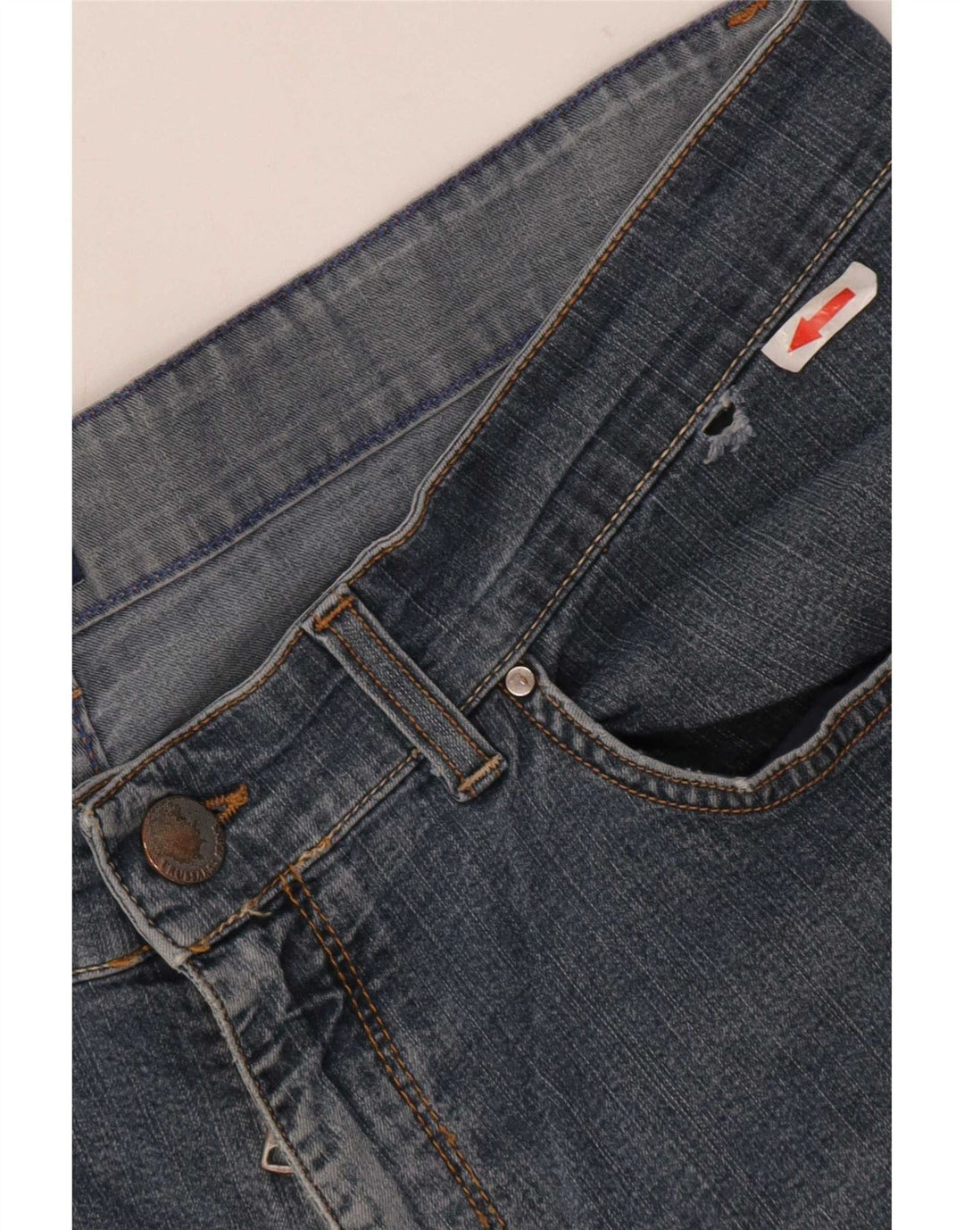 Jeans Dritti Uomo Trussardi W40 L29 Blu
