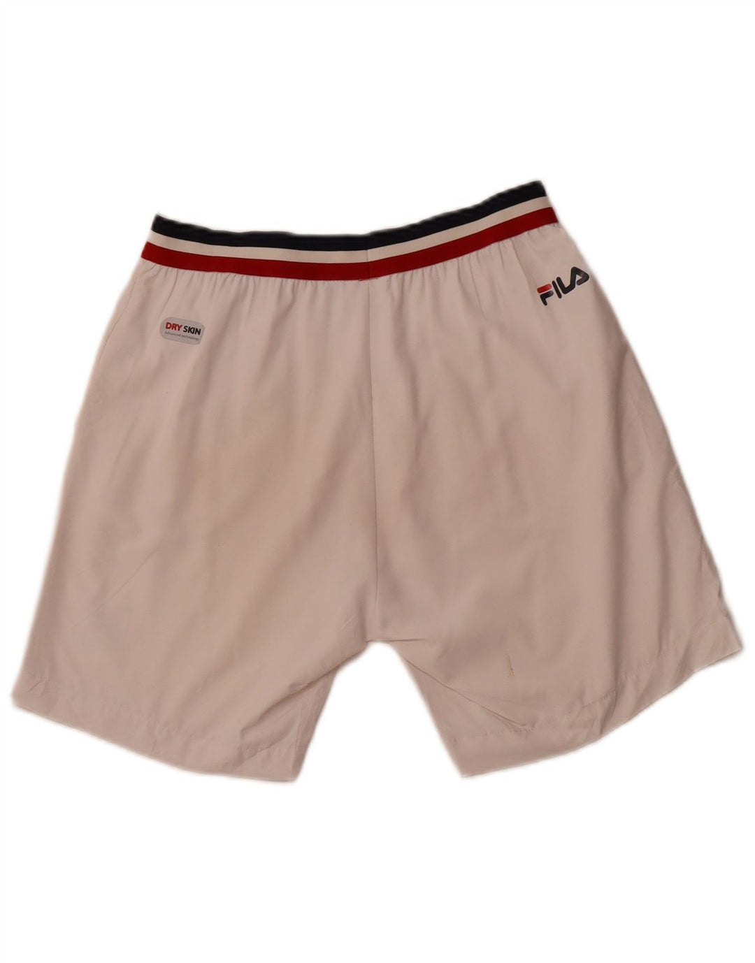 Pantaloncini sportivi da uomo FILA piccoli in poliestere bianco