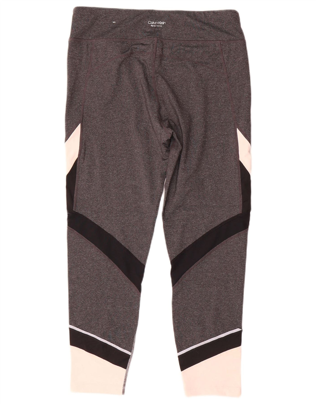 Leggings da donna Calvin Klein UK 16 Large Grigio Colorblock