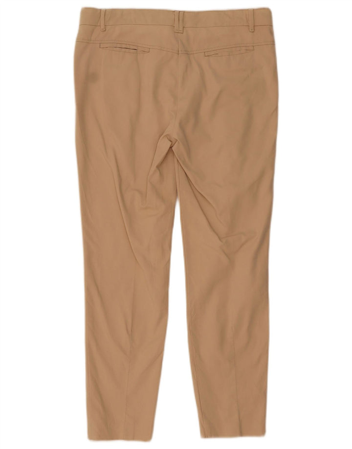 Pantaloni chino slim da donna Zara medi W32 L26 Beige