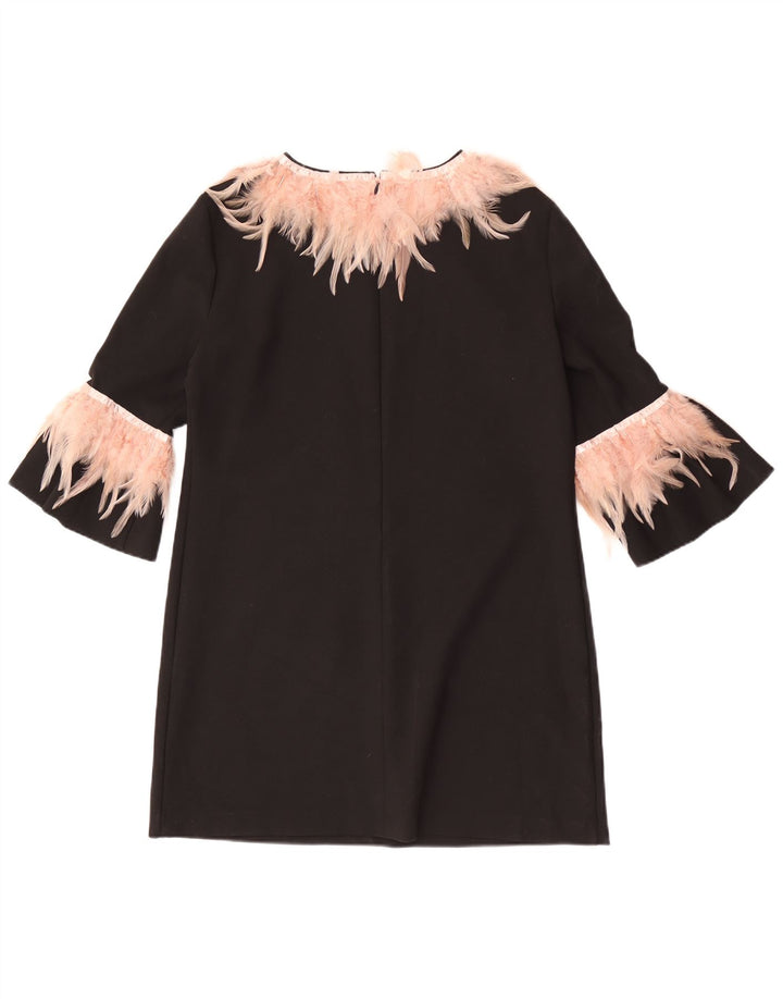 Abito a trapezio da donna Zara con maniche a 3/4 UK 16 grande poliestere nero