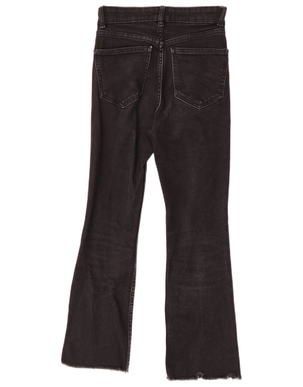 Jeans Bootcut da donna Zara EU 34 2XS W24 L25 Nero