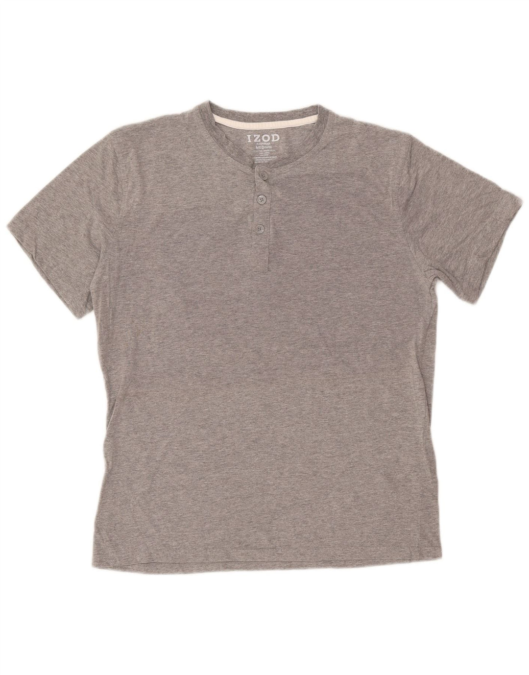 T-shirt da uomo Izod Top in cotone chiazzato grigio medio