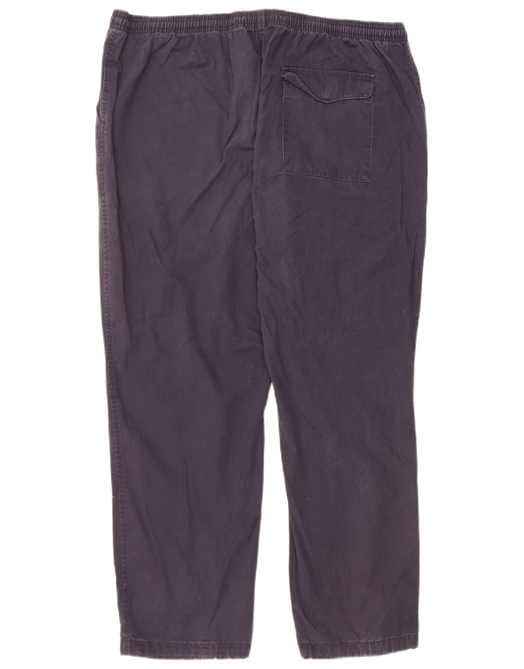 Pantaloni chino regolari da uomo Marks & Spencer W39 L29 cotone blu navy