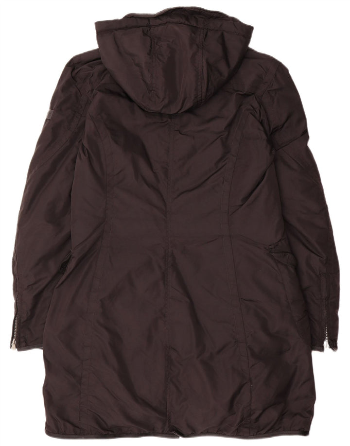 PEUTEREY Cappotto imbottito con cappuccio da donna IT 48 XL Nero Poliammide