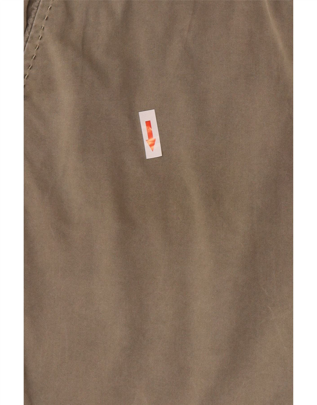 Pantaloncini chino da donna Marks & Spencer UK 12 medi W30 cotone kaki