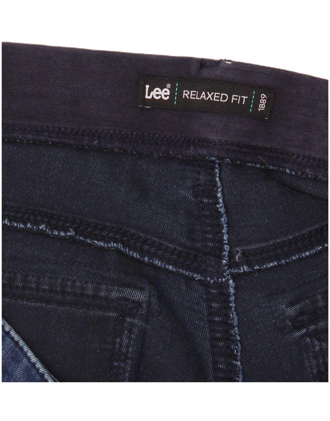 Pantaloncini di jeans dalla vestibilità rilassata da donna LEE W36 XL Blu