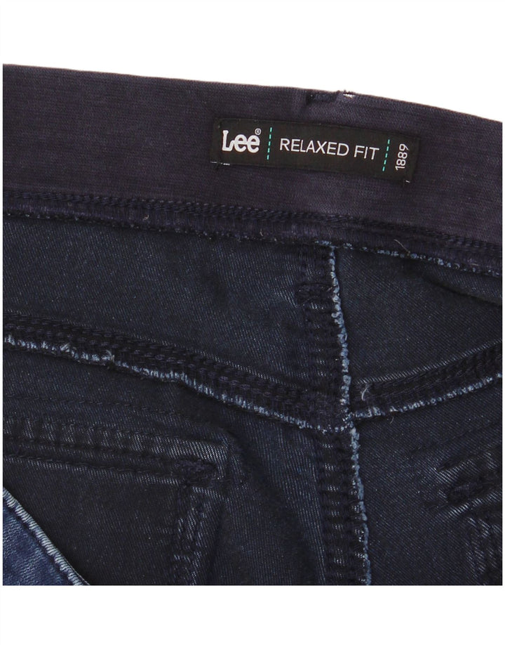 Pantaloncini di jeans dalla vestibilità rilassata da donna LEE W36 XL Blu