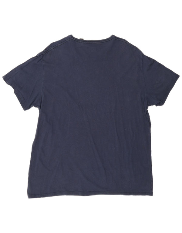 T-shirt grafica da uomo con vestibilità regolare O'Neill 2XL in cotone blu navy