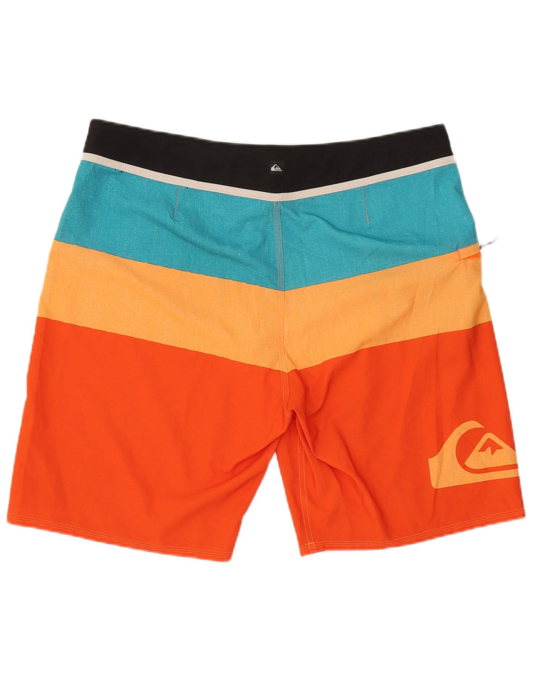 Pantaloncini da bagno da uomo Quiksilver grandi in poliestere color block multicolore