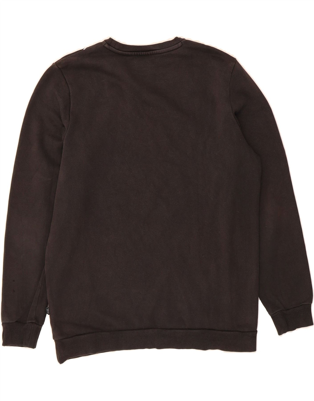 PUMA Mens Graphic Sweatshirt Jumper Medium Black Cotton Vintage Puma and Second-Hand Puma from Messina Hembry 