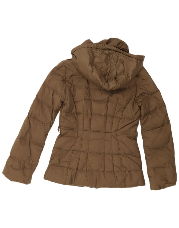 Giacca imbottita con cappuccio da donna Benetton UK 2 2XS Cachi