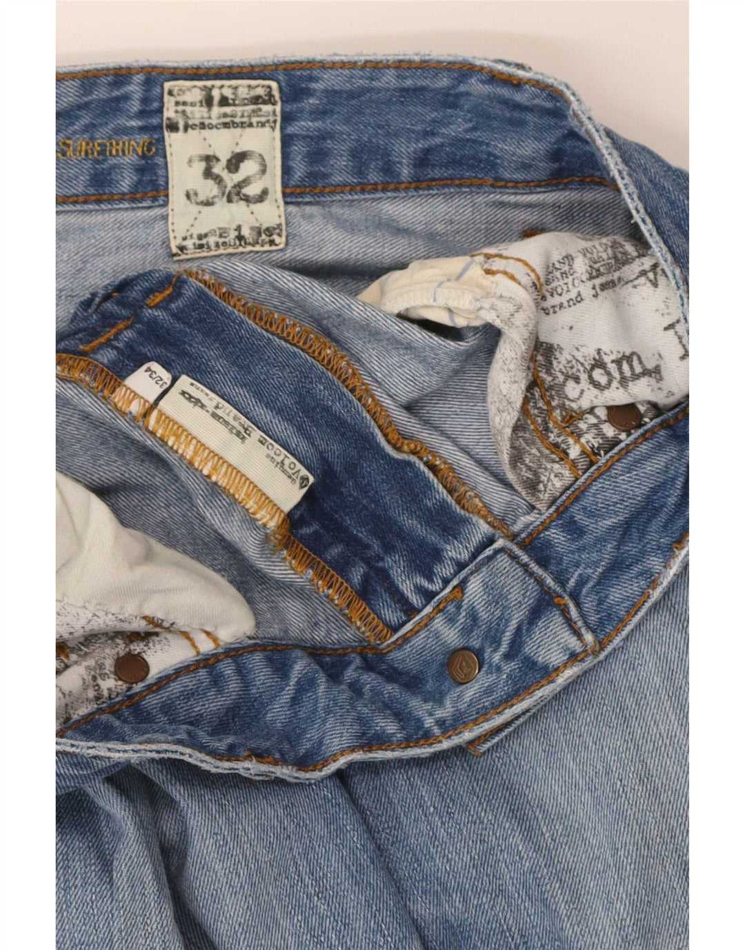 Jeans dritti da uomo Volcom W32 L34 Blu