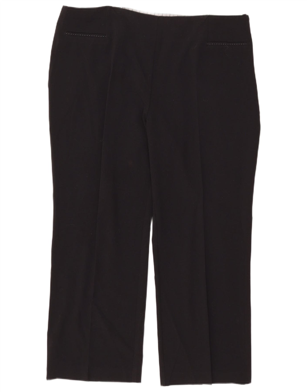 Pantaloni casual dritti da donna Marks & Spencer W40 L27 neri