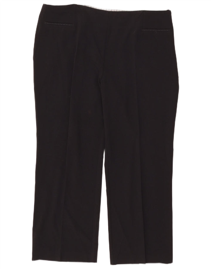 Pantaloni casual dritti da donna Marks & Spencer W40 L27 neri