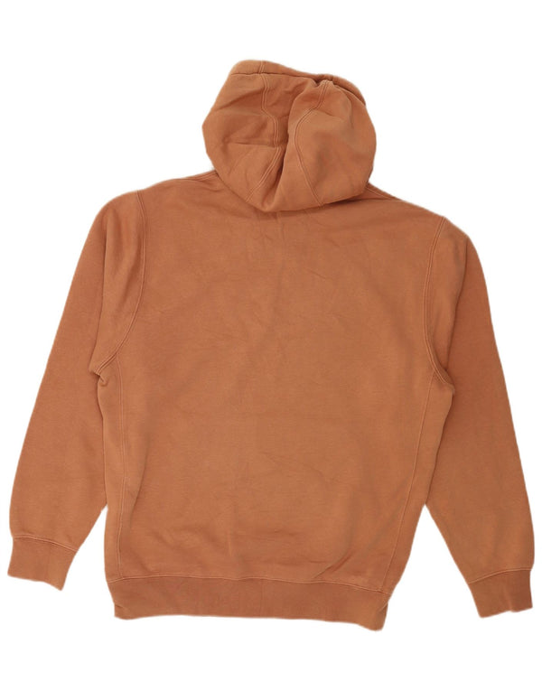 Felpa con cappuccio da uomo Adidas Small in cotone marrone