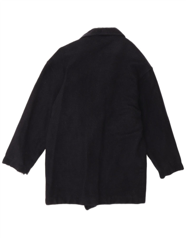 Accento By Marzotto Cappotto doppiopetto da donna IT 42 Medio Nero Lana