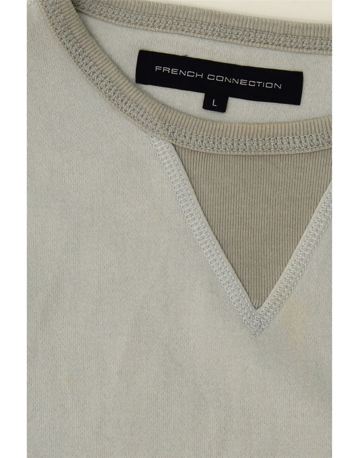 FRENCH CONNECTION Mens Sweatshirt Jumper Large Green Cotton Vintage French Connection and Second-Hand French Connection from Messina Hembry 