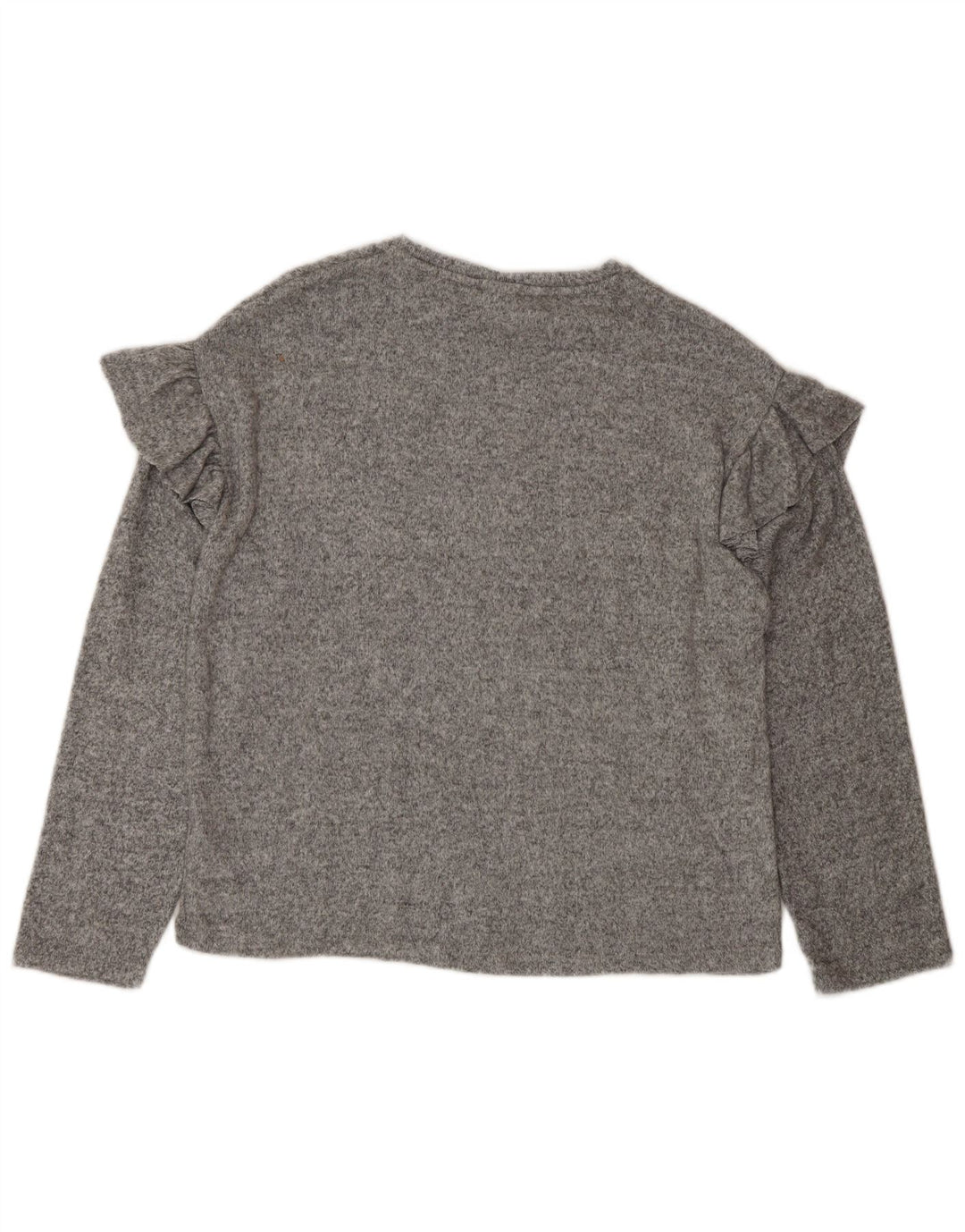 Top Zara per ragazze a maniche lunghe 13-14 anni in poliestere mélange grigio