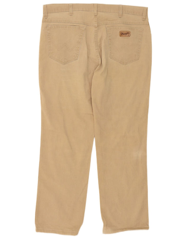 Pantaloni casual dritti da uomo Wrangler Texas W38 L30 Beige