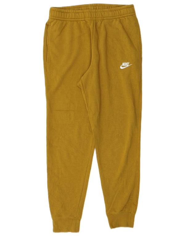 Pantaloni da tuta da uomo Nike Joggers piccoli in cotone giallo