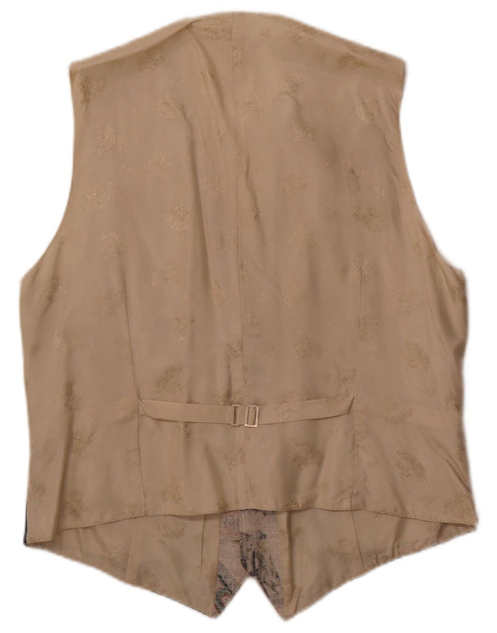 Gilet grafico da uomo Julius Lang IT 54 XL Viscosa patchwork beige